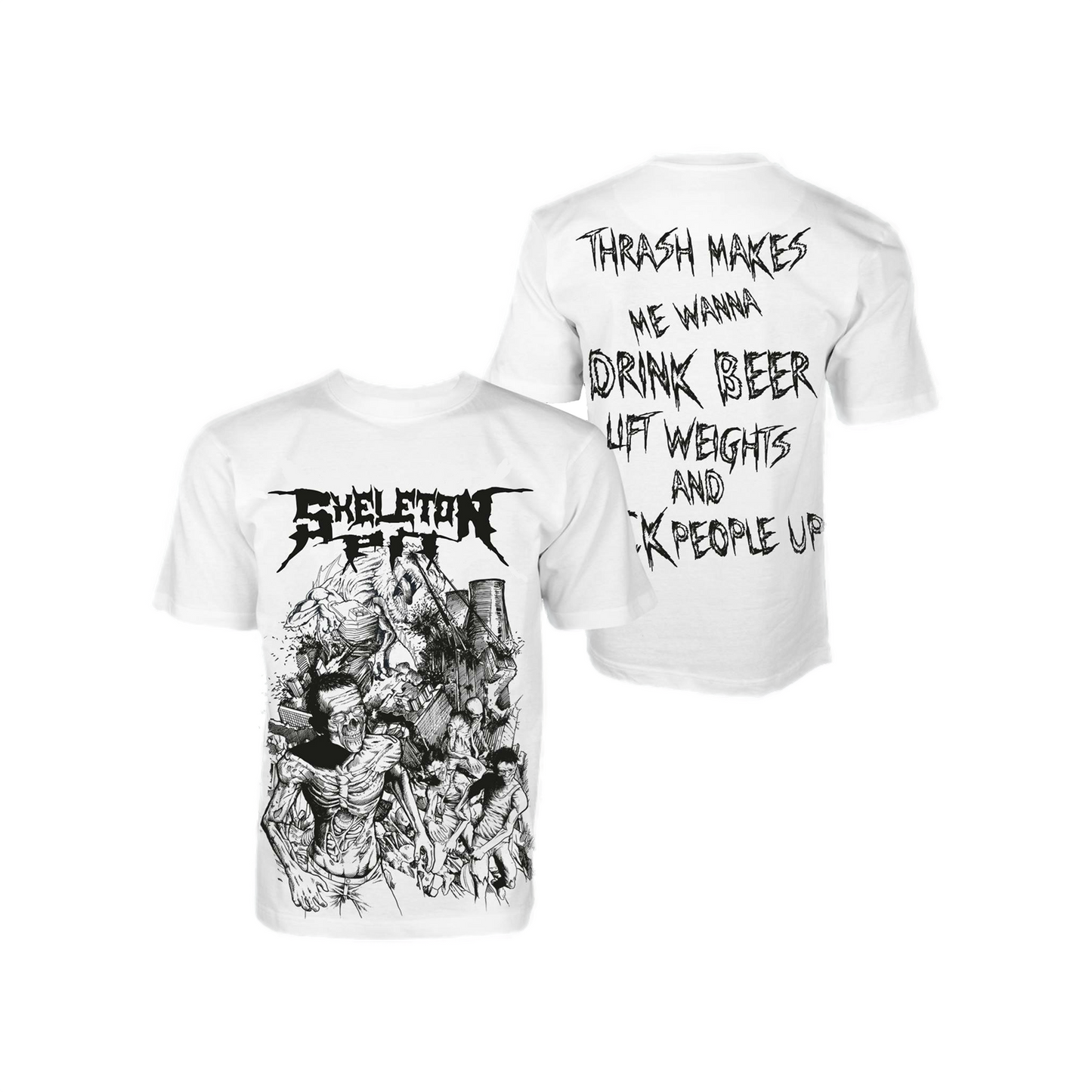 Skeleton Pit - Chaos (black Logo) - T-Shirt