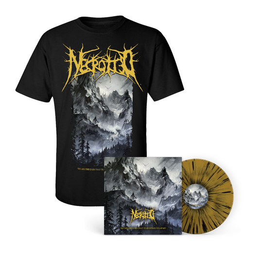 Necrotted - Bundle #2 - Vinyl (Gold Splatter) + T-Shirt