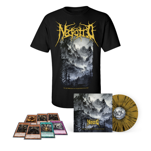 Necrotted - Bundle #5 - Vinyl (Gold Splatter) + T-Shirt + Trading Cards