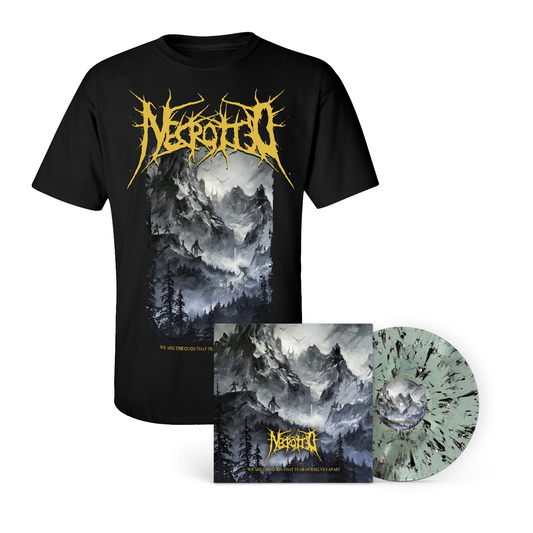 Necrotted - Bundle #3 - Vinyl (Mint Black Crusher) + T-Shirt
