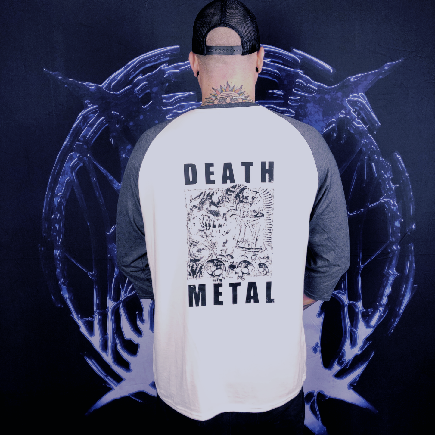 Necrotted - Death Metal - Baseball T-Shirt